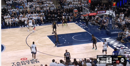 5月7日NBA季后赛西部半决赛G1：森林狼主场惜败勇士大比分0-1落后