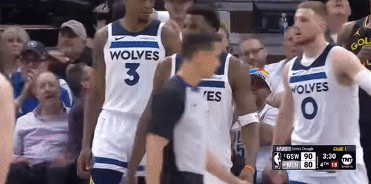 5月7日NBA季后赛西部半决赛G1：森林狼主场惜败勇士大比分0-1落后