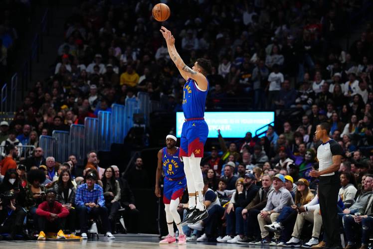NBA西部半决赛G3：掘金胜雷霆，小迈克尔-波特状态大反弹