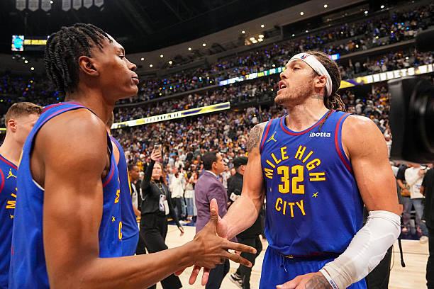 NBA西部半决赛G3：掘金主场险胜雷霆，阿隆-戈登表现出色